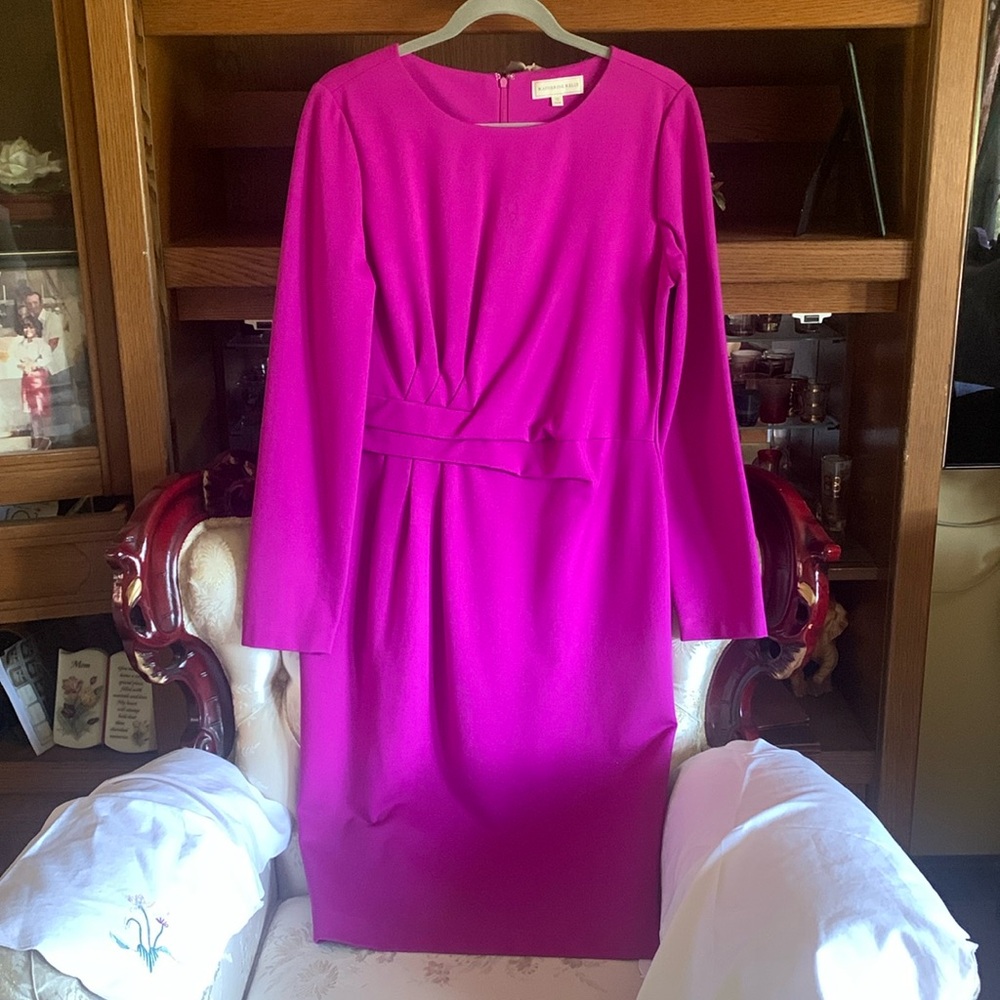 Beautiful dress burgundy color